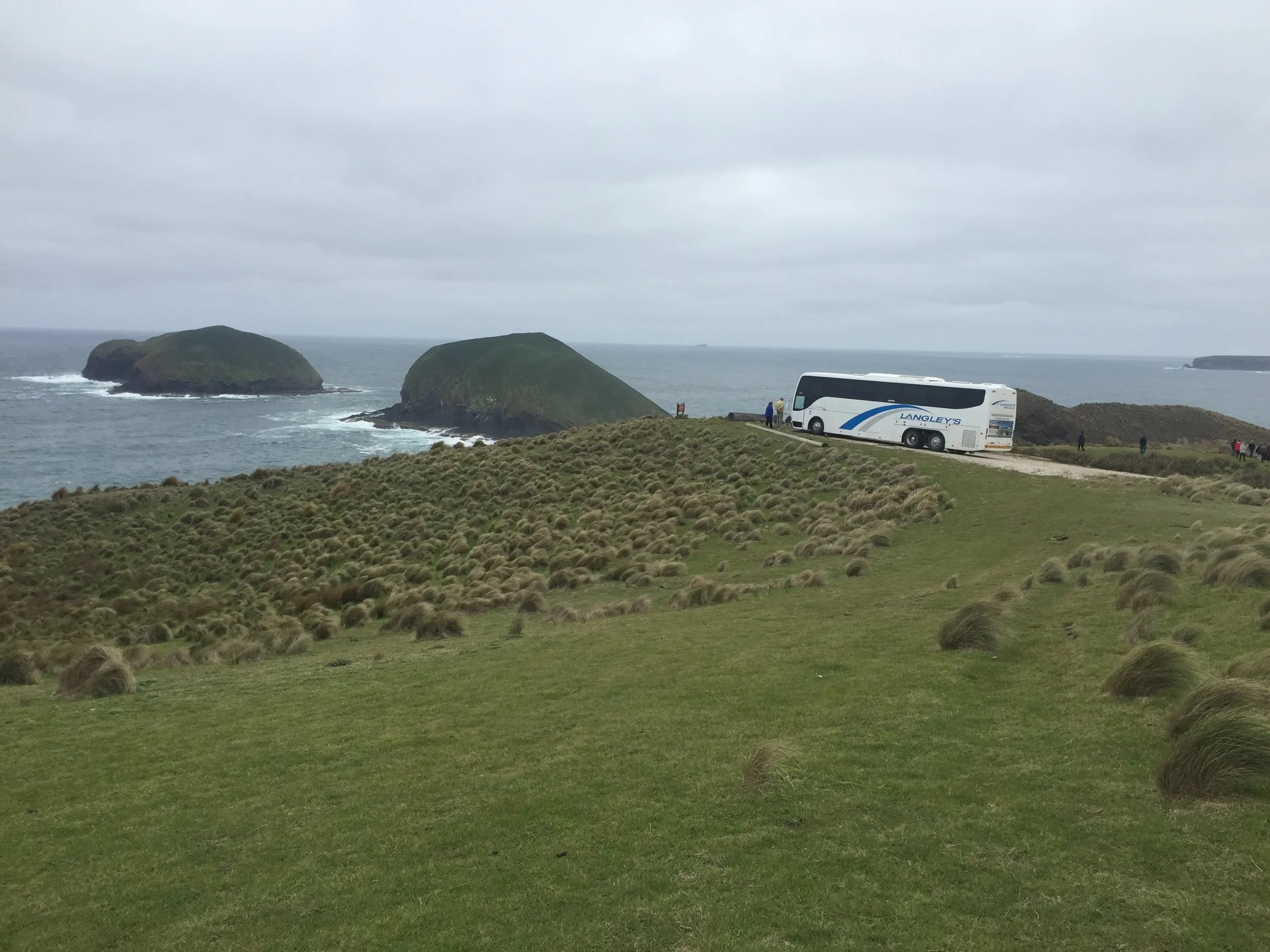 Coach at Cape Grim, Tasmania
