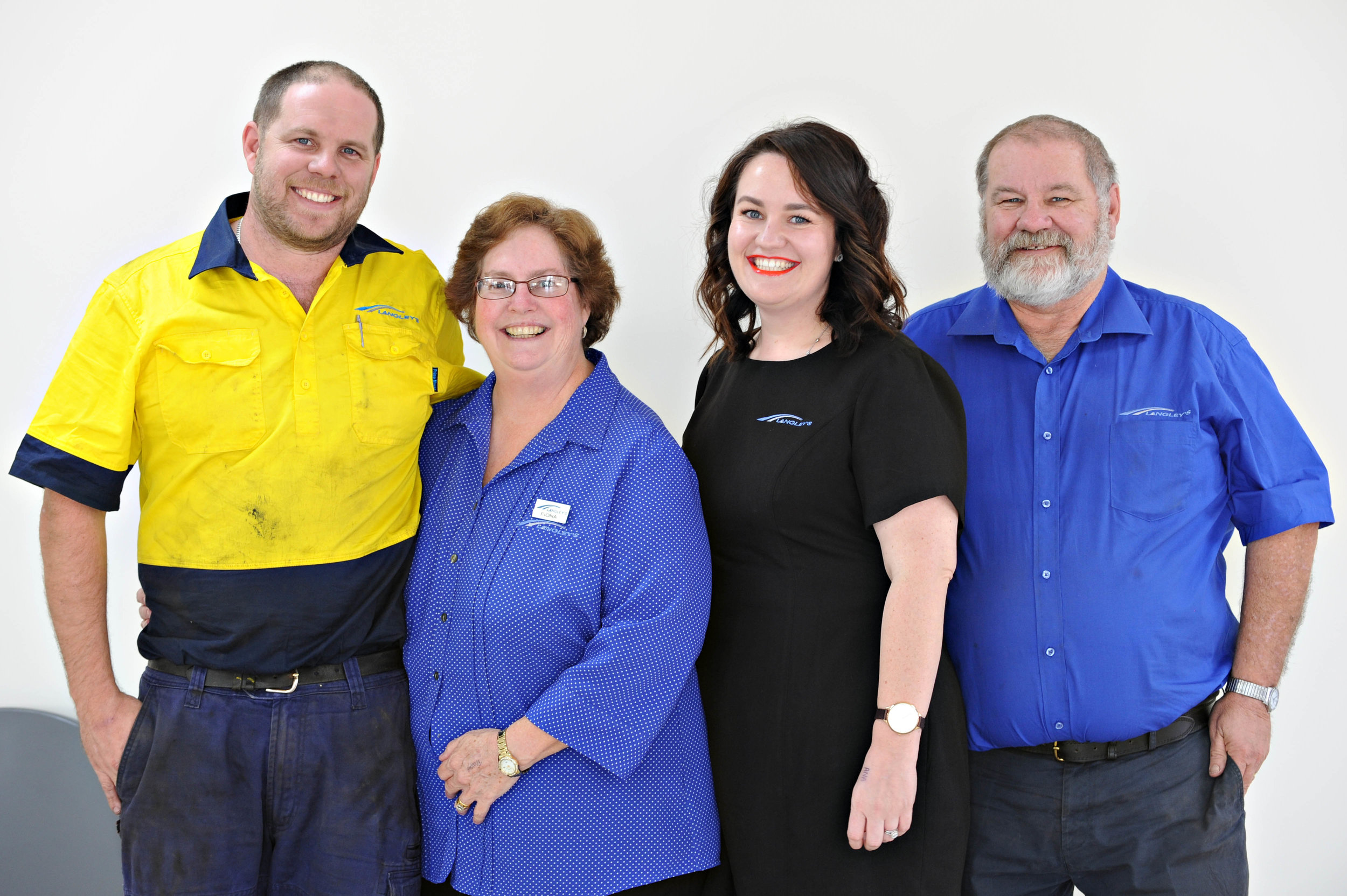 the Langley family all work in the business together.