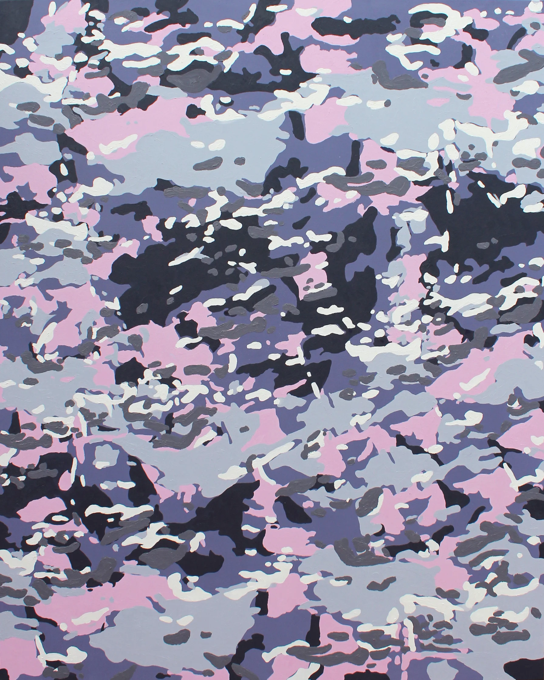 Untitled (Blue 18), 2018 oil on canvas 48” x 60”