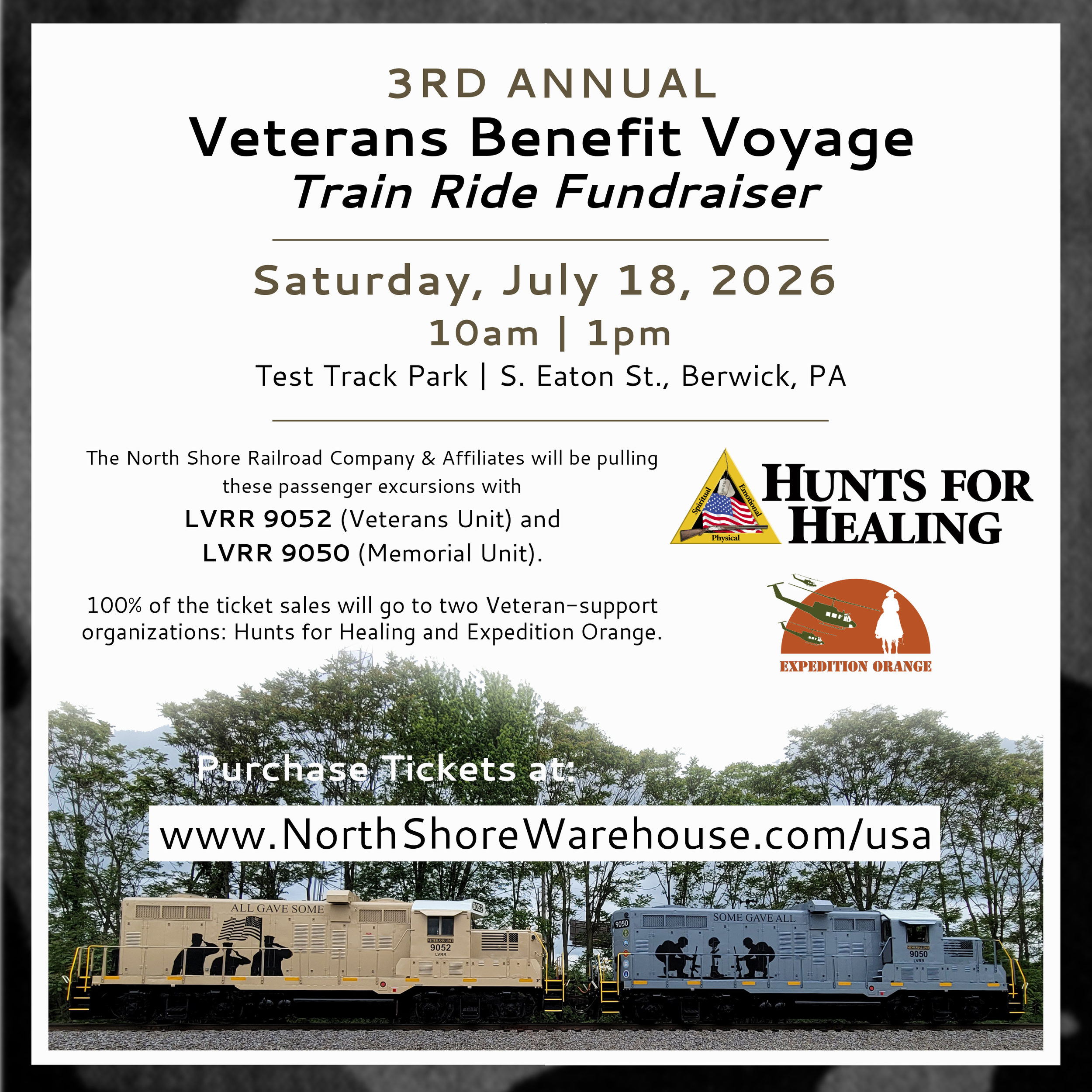 Train Rides | Veteran's Benefit Voyage