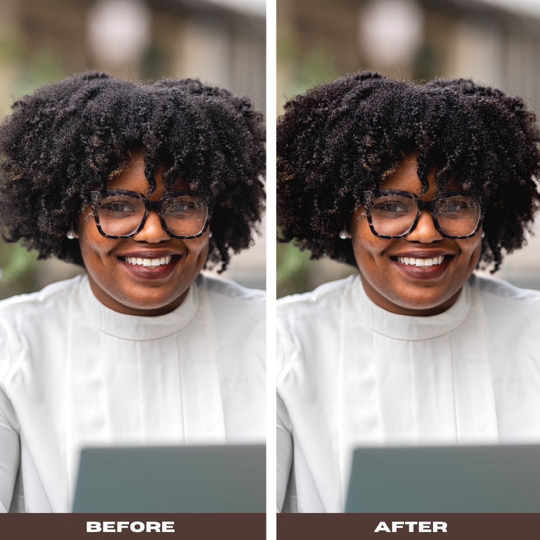 London Natural Hair Brush Before & After Rolovision Baton Rouge. .png