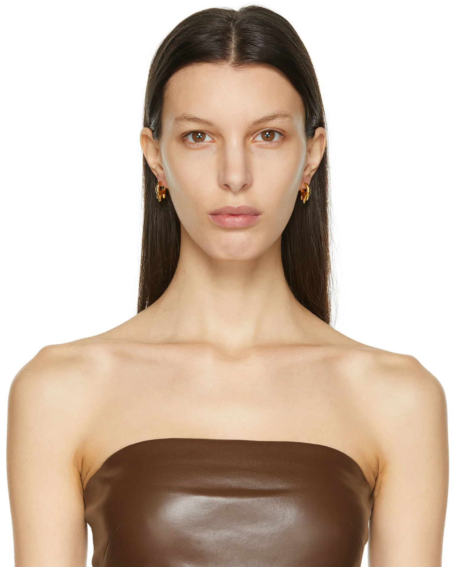 WET LOOK HOOPS (GOLD, SMALL) HANNAH JEWETT WET LOOK HOOPS (GOLD, SMALL) HANNAH JEWETT