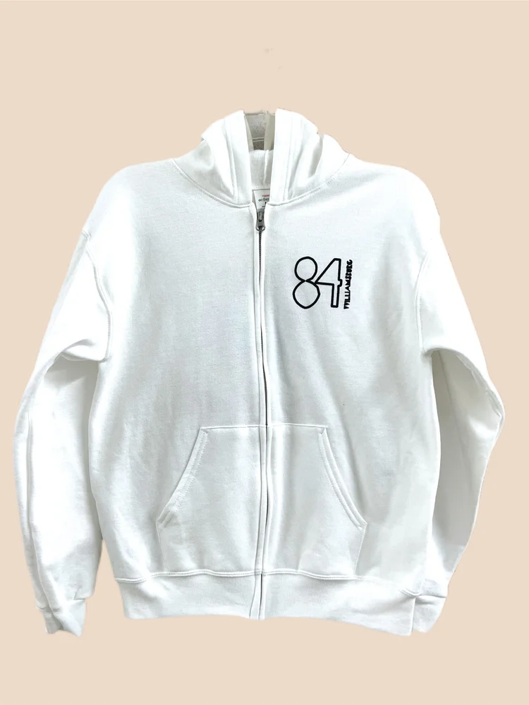 Adults Haring Heart Zipped Hoodie — PS 84 Jose de Diego