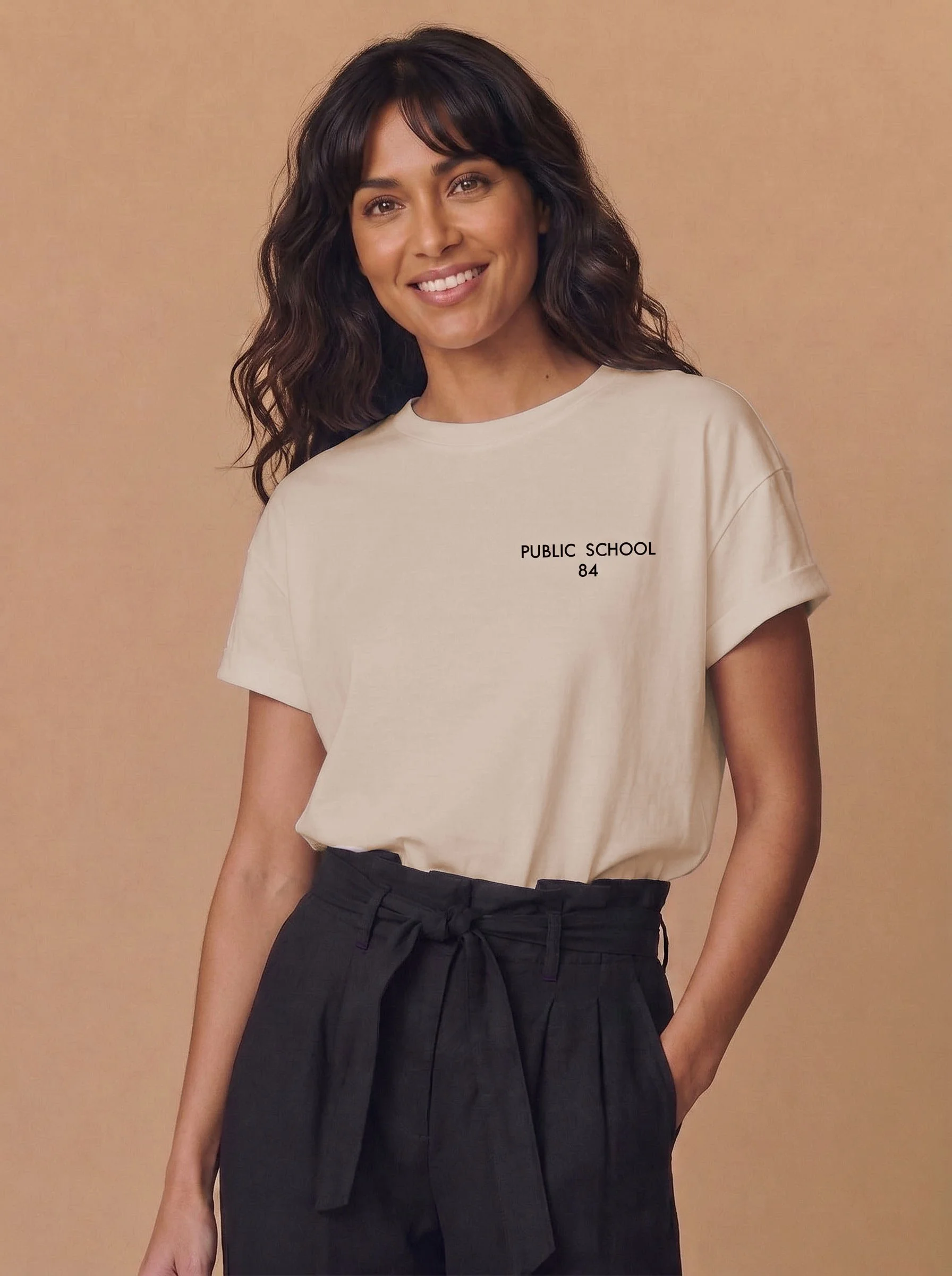 Building Logo T-Shirt Sand.jpg