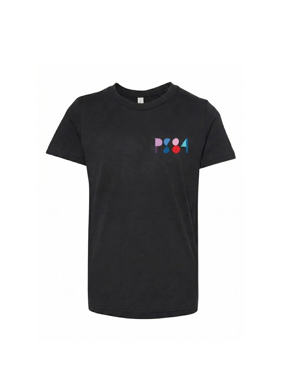 Adult:Youth PS84 Block Logo Tee_Vintage Black.jpg