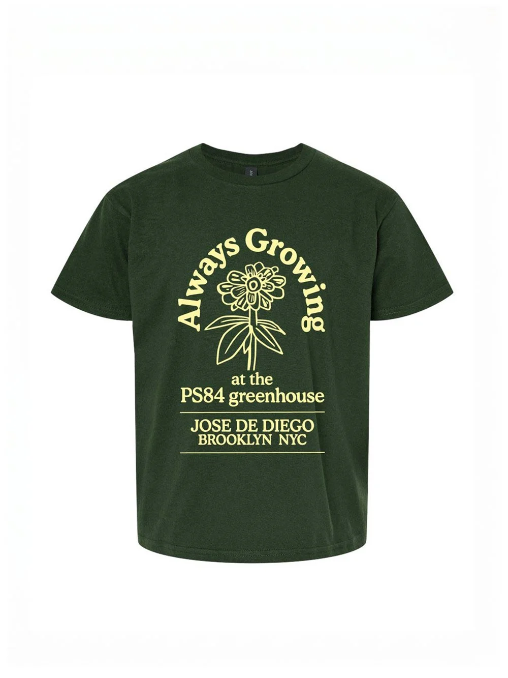 Youth Greenhouse Tee_Forest Green:Yellow.jpg