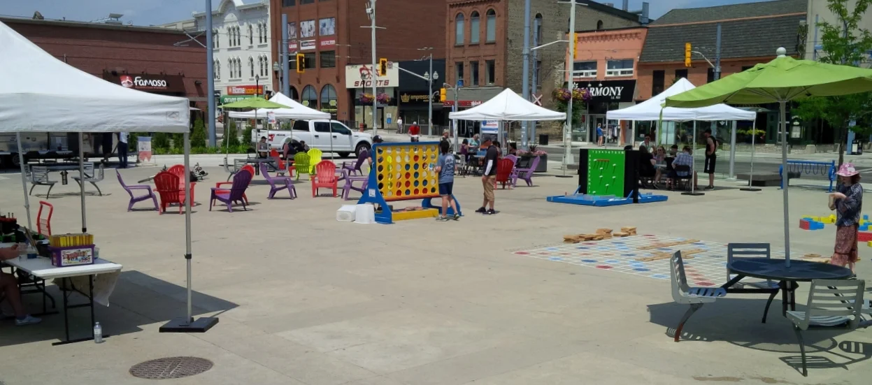 A sweltering Open Streets in the Public Square.