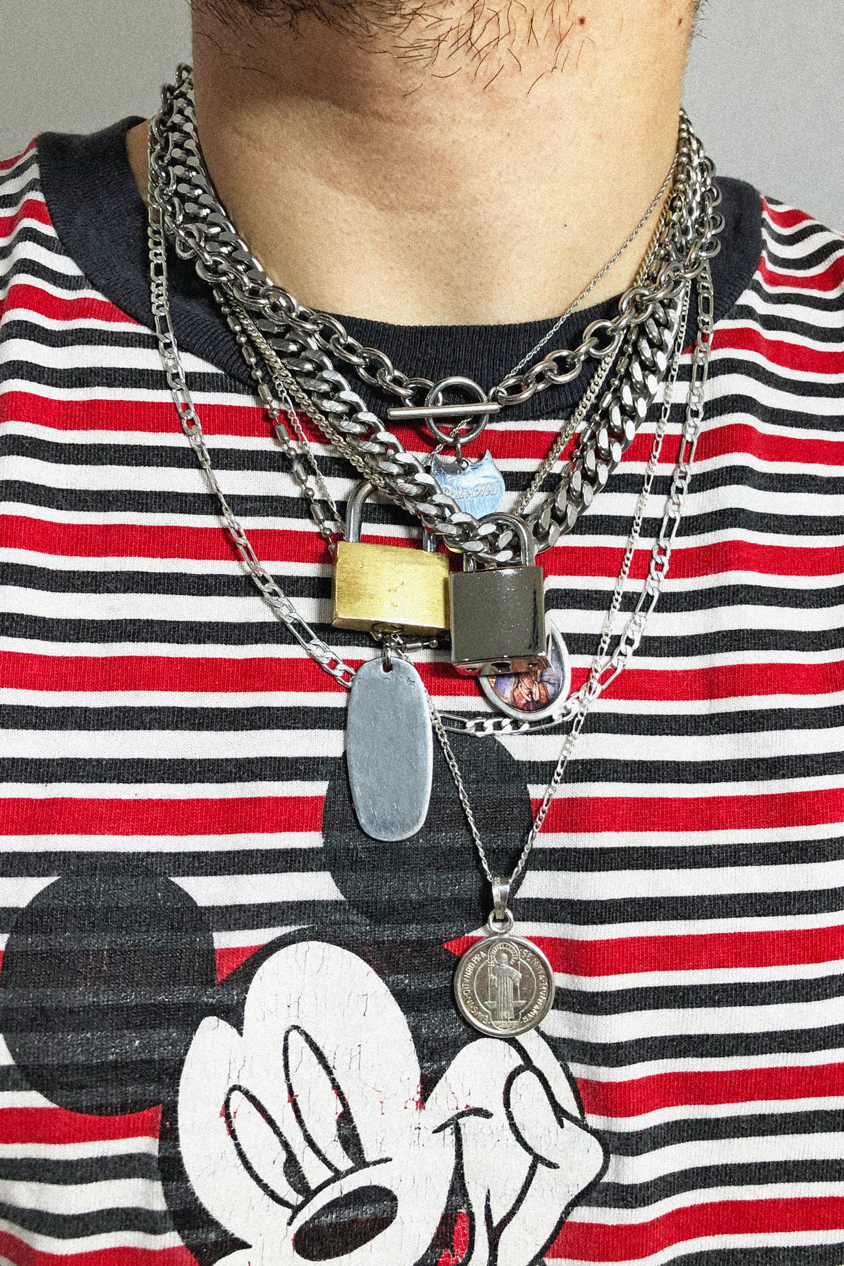 ICE ME OUT LOCK NECKLACE — Average 