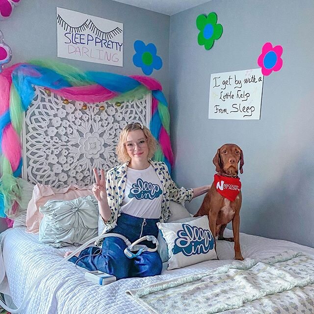 Piper: I get by with a little help from sleep! 😴⁣
⁣
That&rsquo;s a wrap! We participated in @project_sleep &lsquo;s Sleep In all weekend long and had the absolute best time! We can&rsquo;t even pick a favorite part from the decorating party, tuck in