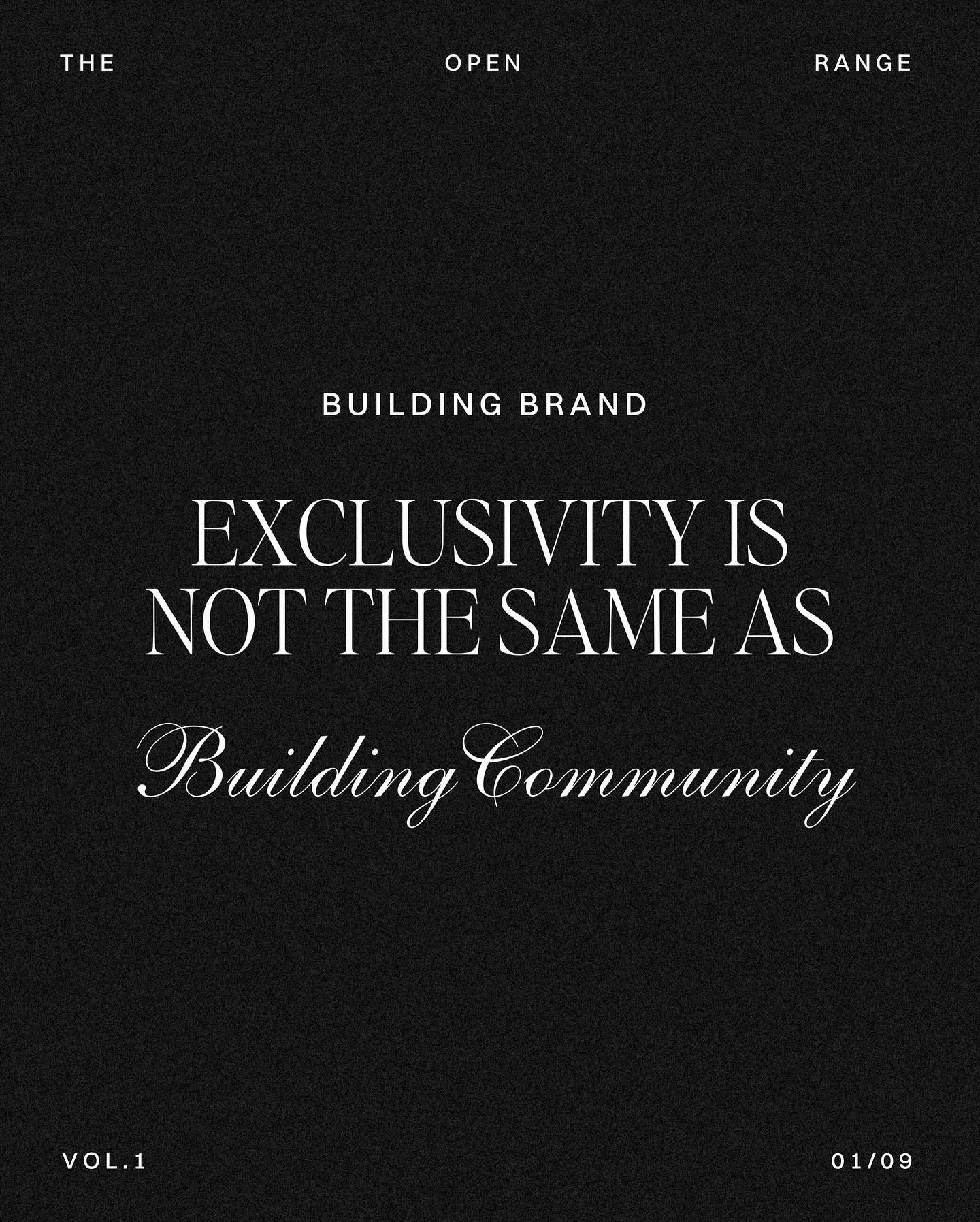 &ldquo;Stop trying to make fetch happen.&rdquo; 

You know the line.

And honestly&hellip; the same could be said for brand exclusivity dressed up as community.
 It might look good from the outside&mdash;polished, curated, on-brand. But if it makes p