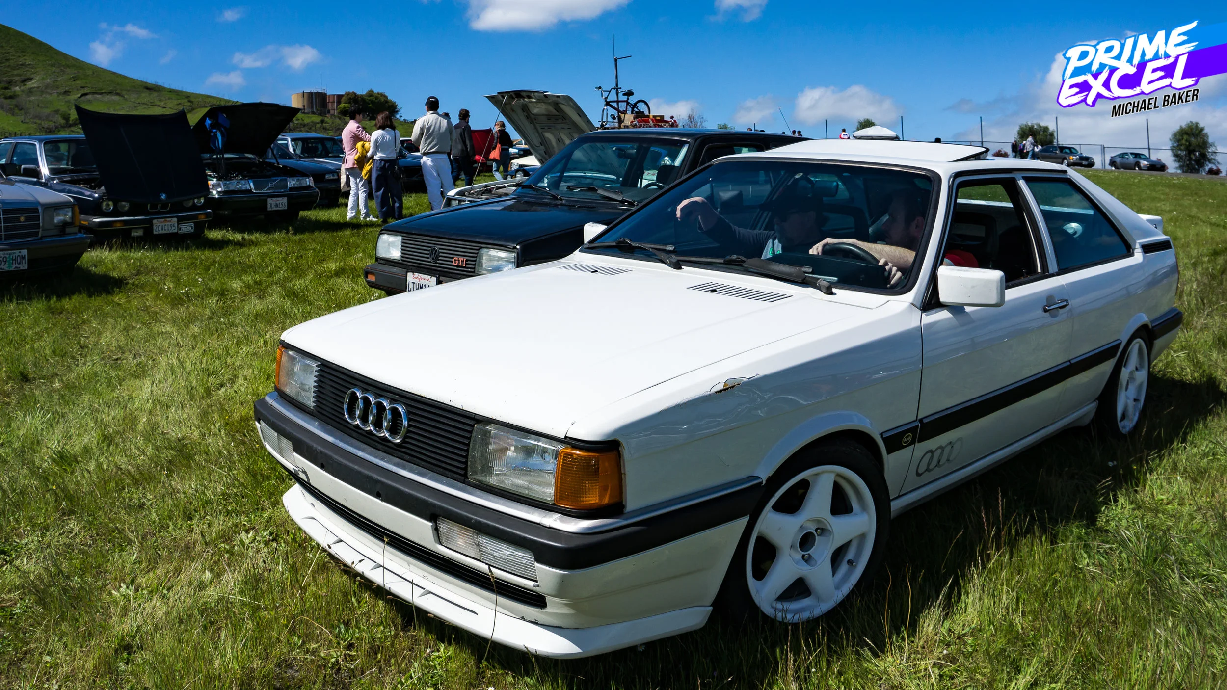 Of course, the "Rad" era encompasses a number of cars that would be at home on a race track -- or a hillclimb, like this Audi Coupe GT.
