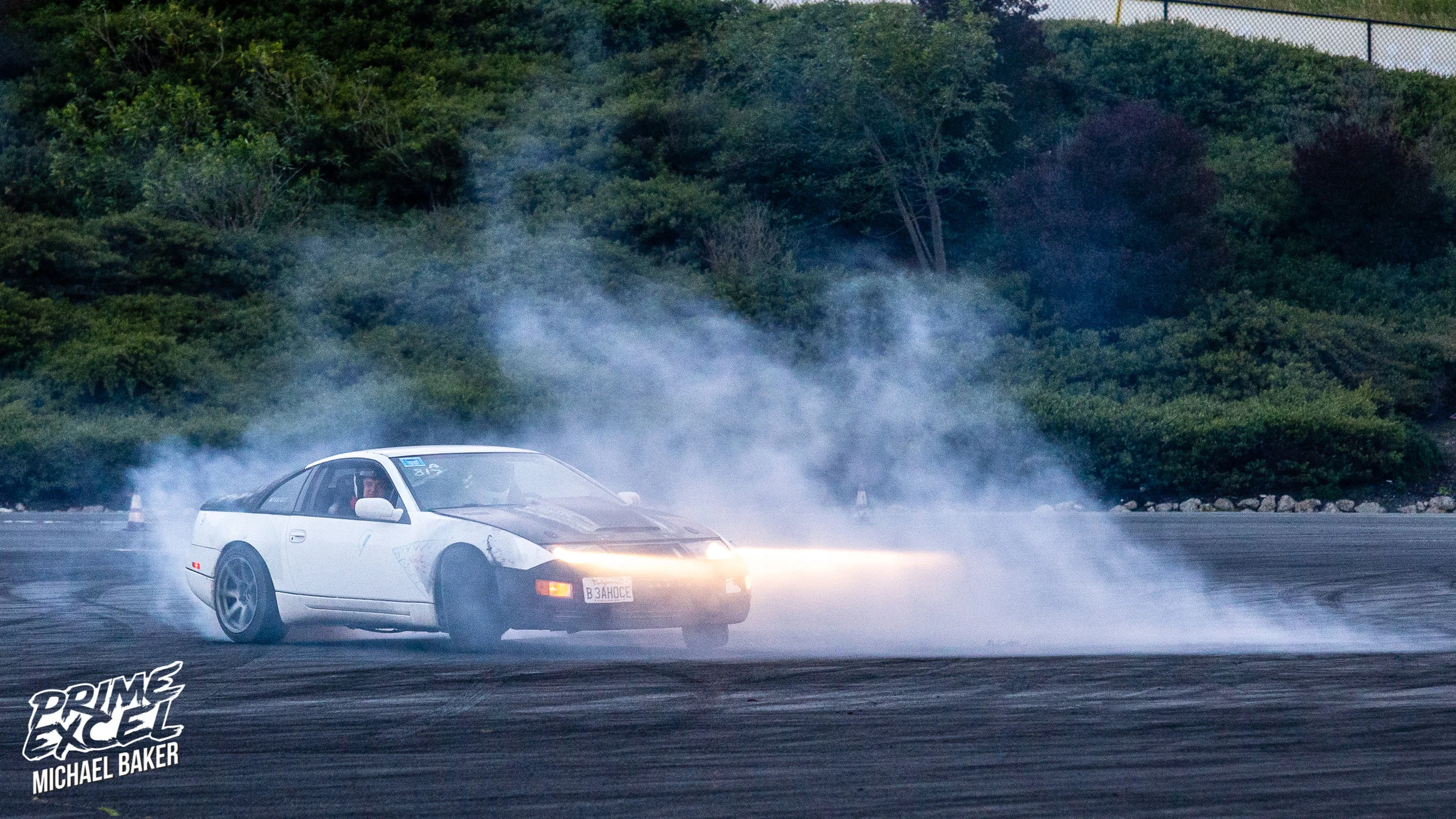 Spinning out, although not necessarily desirable, gave some drivers the perfect opportunity smoke the tires a little harder.