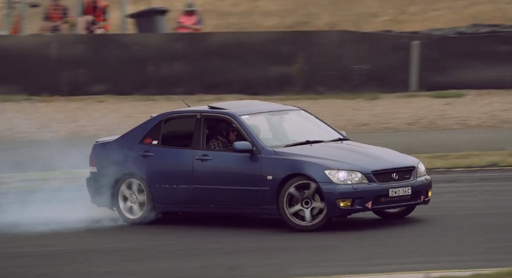 David Drifting his IS300 at FJEC 2019
