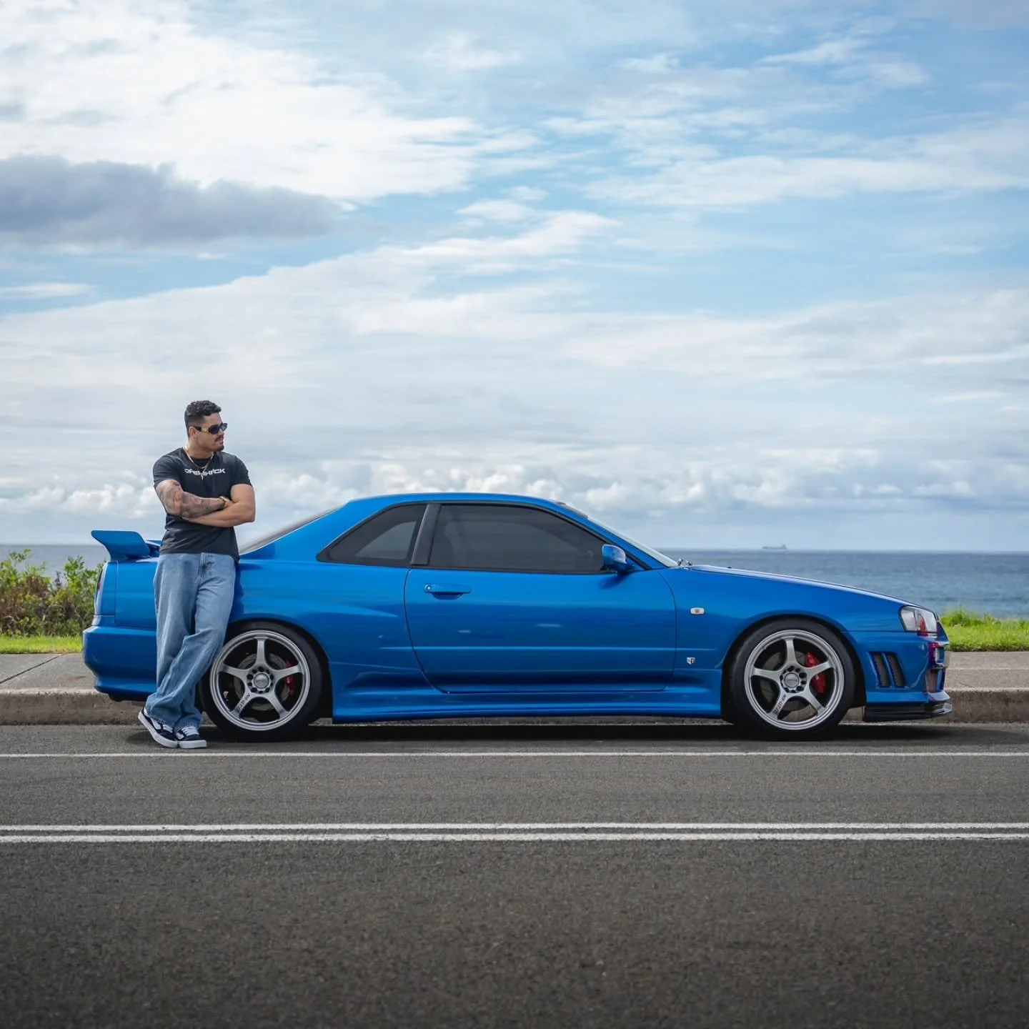 Big tuff guy @s_wilkins77 
#r34skyline #skyline #nissanskyline #jdm #rb25