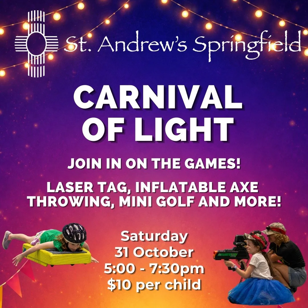 Join St Andrew&rsquo;s Springfield church on Saturday, 31 October from 5:00pm onwards for their biggest event of the year - Carnival of the Light! For more details follow the link in the comments section. On Insta go through to Link tree and click on