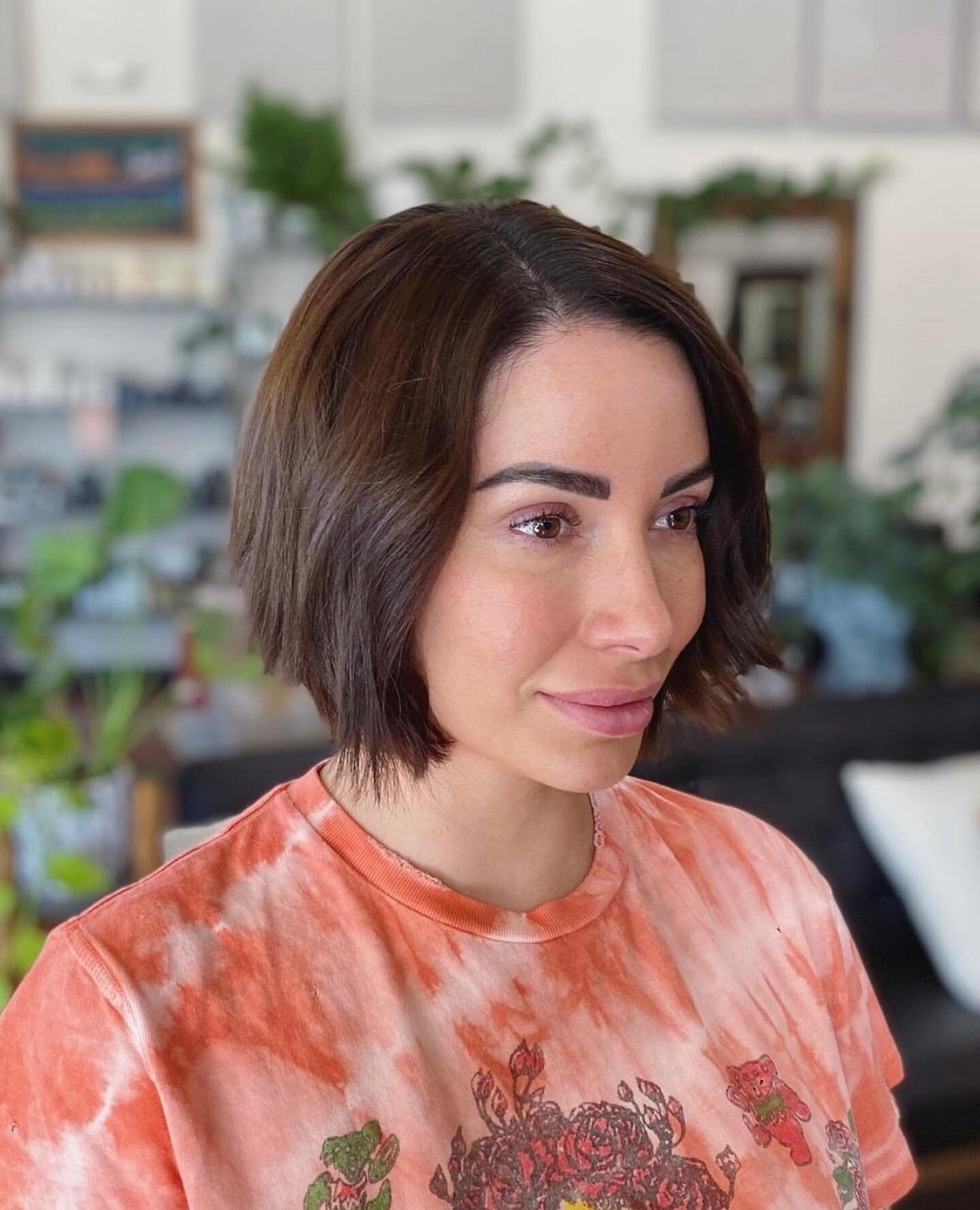 Amazing hair cutting skills by @lindsey_mintsalonlodi 🫶🏻 #getminted link in bio to book 
▪️
▪️
#mintsalon #mintsalonlodi #lodica #bobhaircut #haircut #precision #haircutter #hairhandcrafted #hairstylist #hairtrends #2024trends #frenchbob #kittycut 