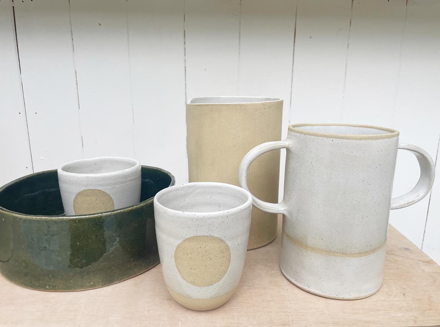 Sharing some photos of the production I made for our last pop up with @claynorthernrivers in Bangalow last December. 
I can&rsquo;t wait for the next one . 
Some pieces will be soon available on my website.
