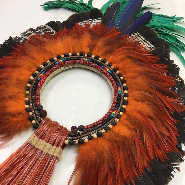 From the Amazon to the plexi box #fineart #mounting #framing #headdress