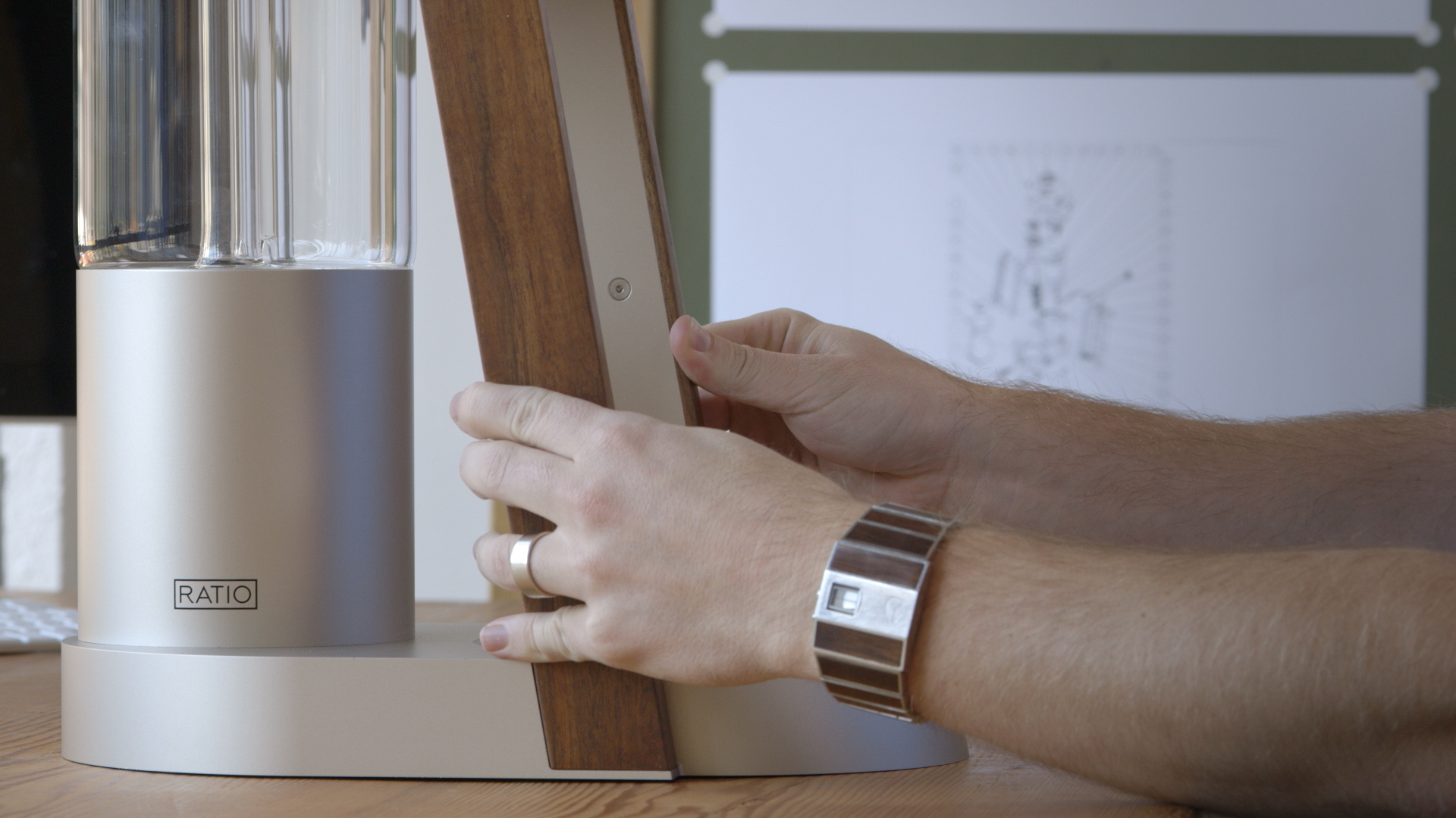 In 2013 Mark Hellweg showed me the prototype for the Ratio Automatic Pour Over Coffee Maker. Armed with that prototype and a little movie magic we made a simple and beautiful introduction to the product that would generate some sweet internet