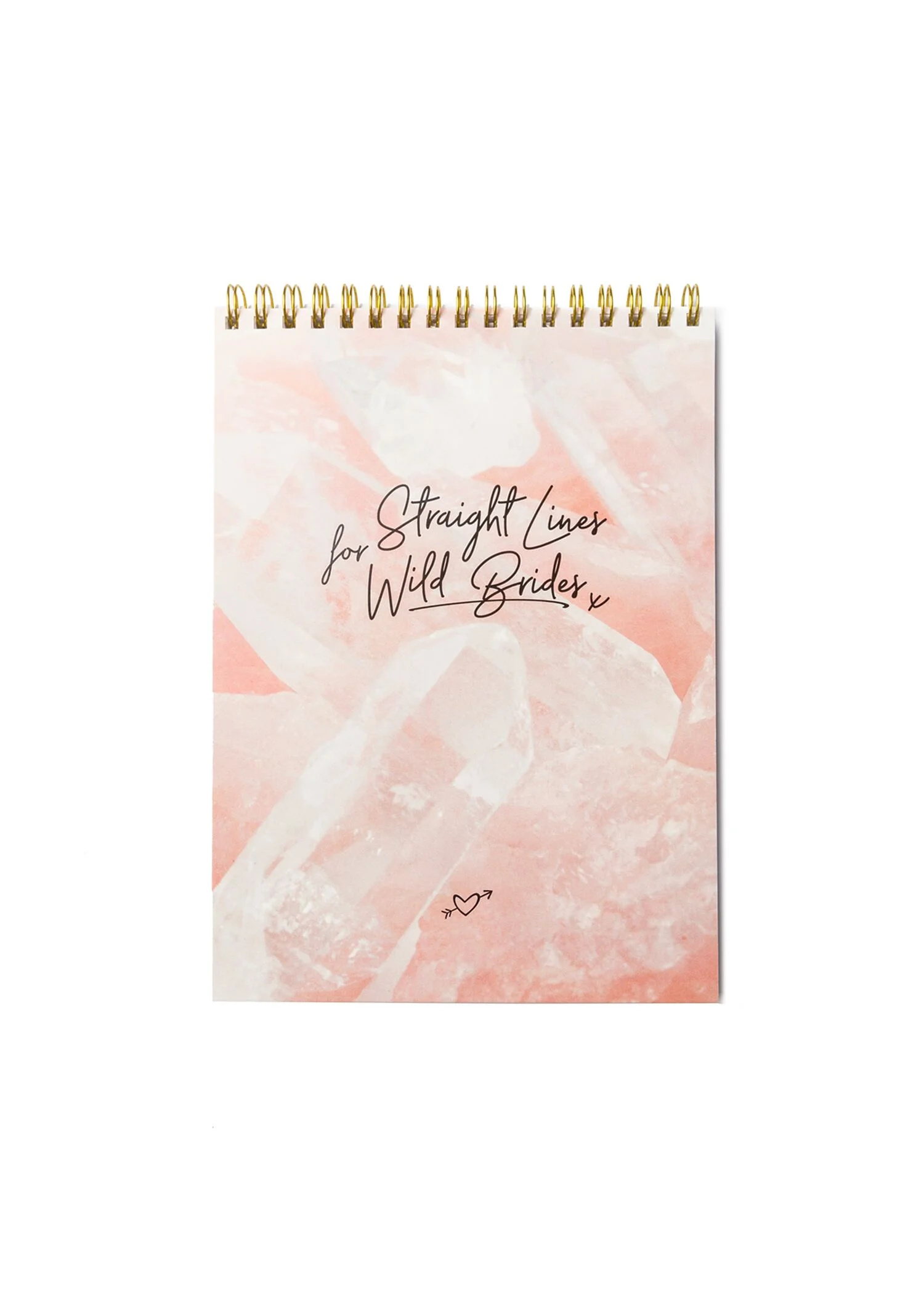 STRAIGHT LINES FOR WILD BRIDES A5 NOTEPAD
