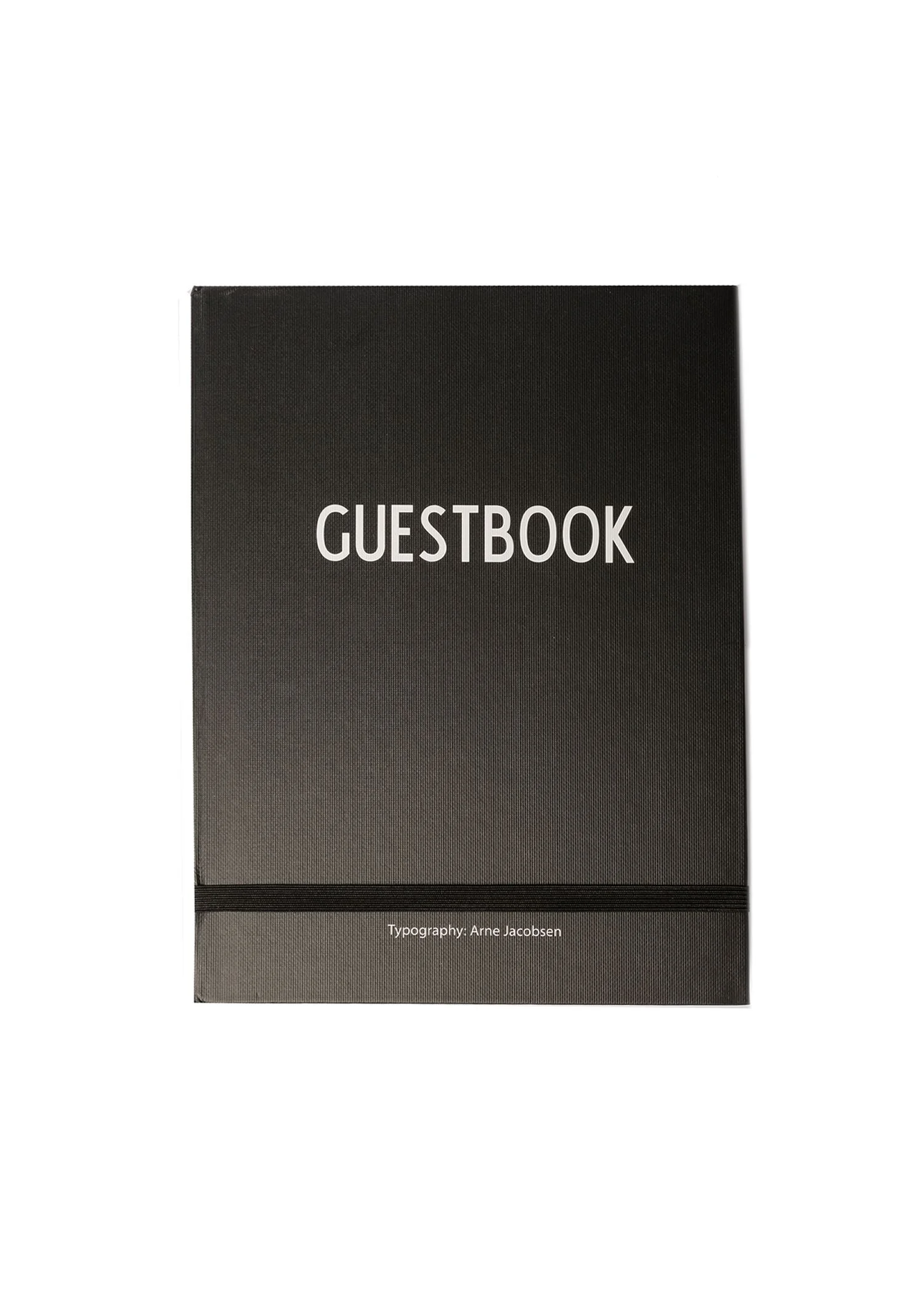 'GUESTBOOK' BLACK/ WHITE GUEST BOOK
