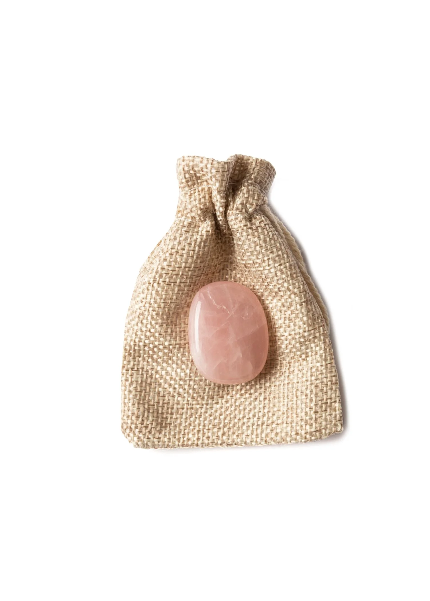 ROSE QUARTZ TUMBLED STONE WEDDING FAVOUR