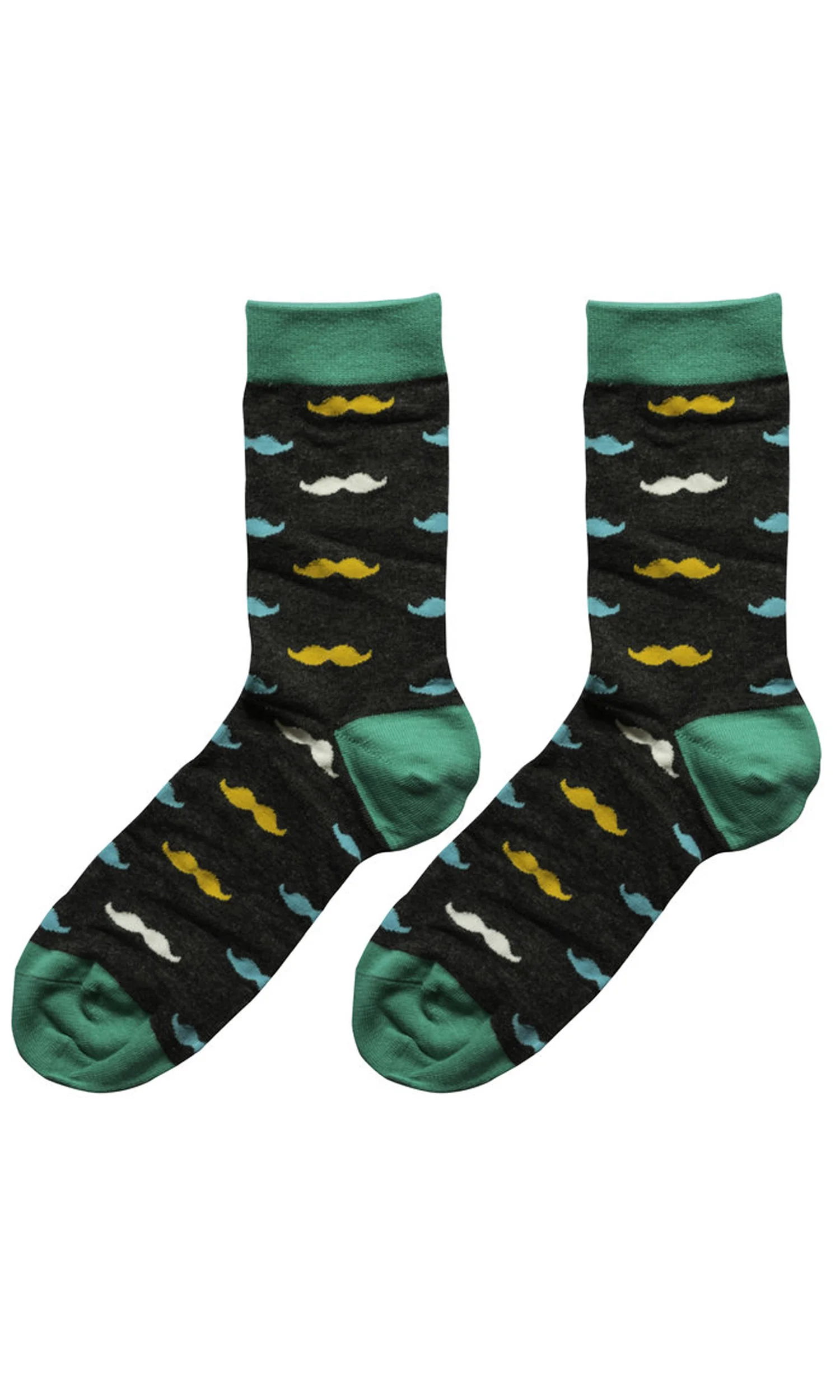 'HEISENBERG' MOUSTACHE SOCKS
