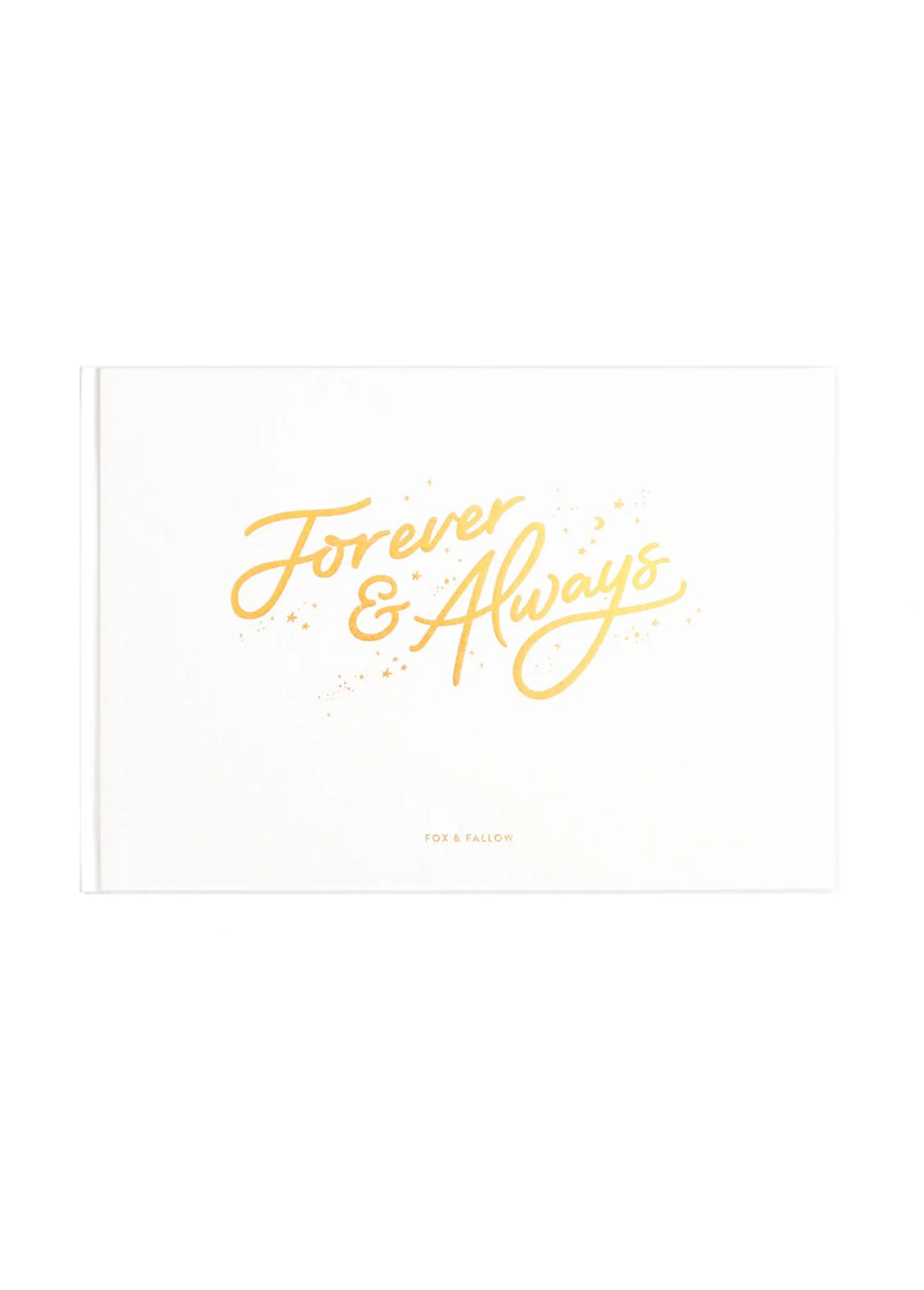 'FOREVER &amp; ALWAYS' PROMPTED GUEST BOOK