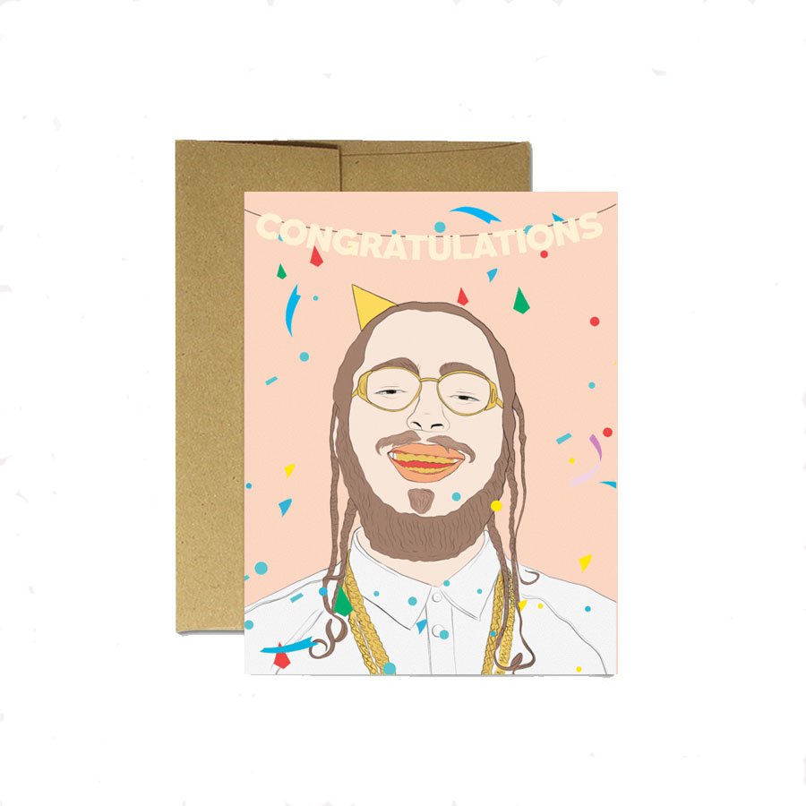 Congratulations Post Malone Card Congratulations Post Malone Card