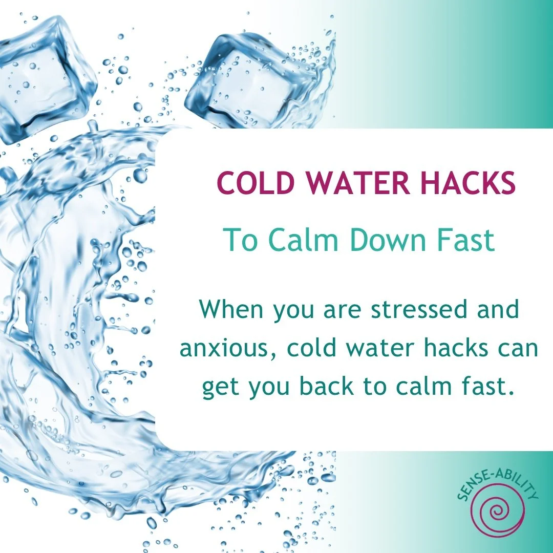 Cold Water Hacks to calm Down Fast