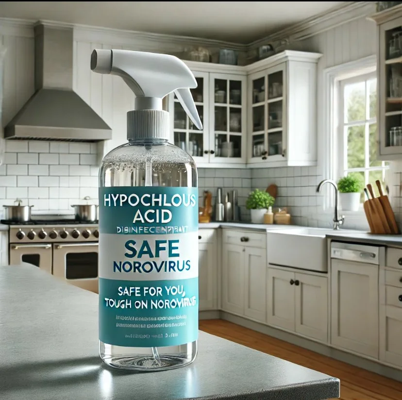 Hypochlorous acid is the safe and practical way for emetophobes to combat norovirus