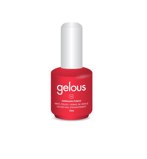 GELOUS VINYL POLISH # 11 HAWAIIAN PUNCH 15ML