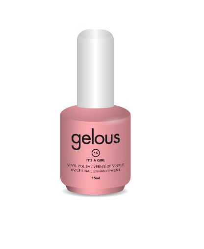 GELOUS VINYL POLISH # 16 IT'S A GIRL 15ML