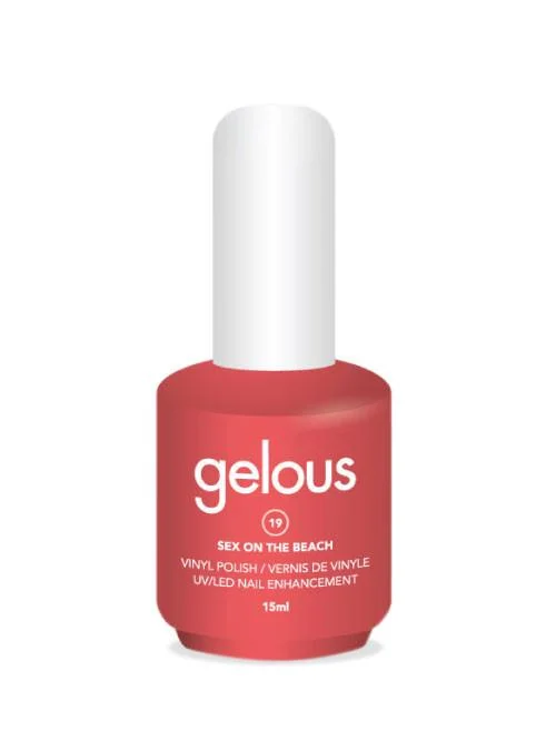 GELOUS VINYL POLISH # 19 SEX ON THE BEACH 15ML