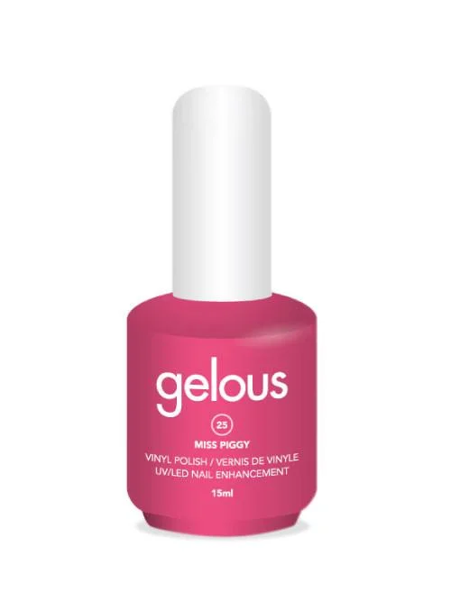 GELOUS VINYL POLISH # 25 MISS PIGGY 15ML