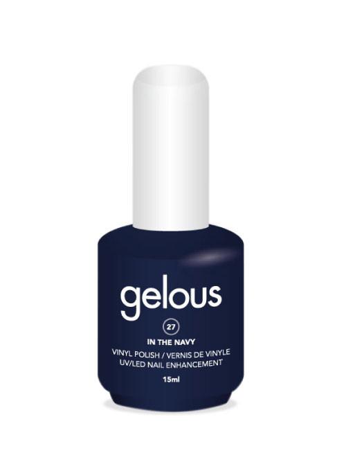 GELOUS VINYL POLISH # 27 IN THE NAVY 15ML
