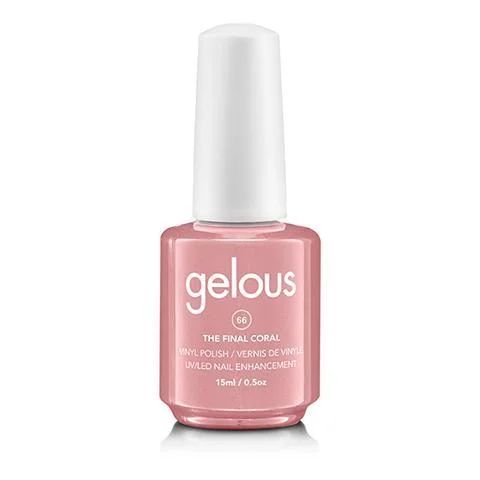 GELOUS VINYL POLISH # 66 THE FINAL CORAL 15ML