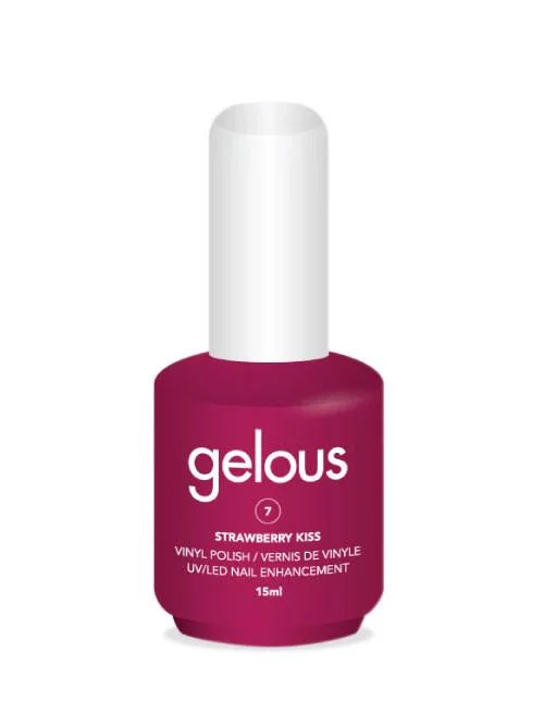 GELOUS VINYL POLISH # 7 STRAWBERRY KISS 15ML