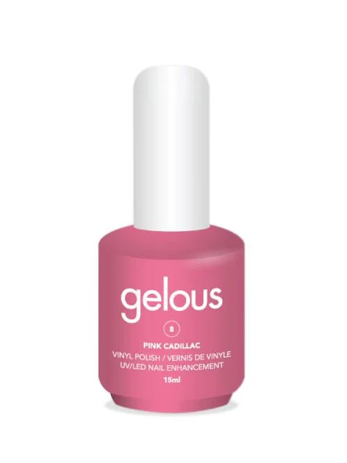 GELOUS VINYL POLISH # 8 PINK CADILLAC 15ML