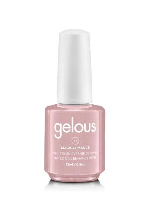 GELOUS VINYL POLISH #77 MAGICAL MAUVE 15ML