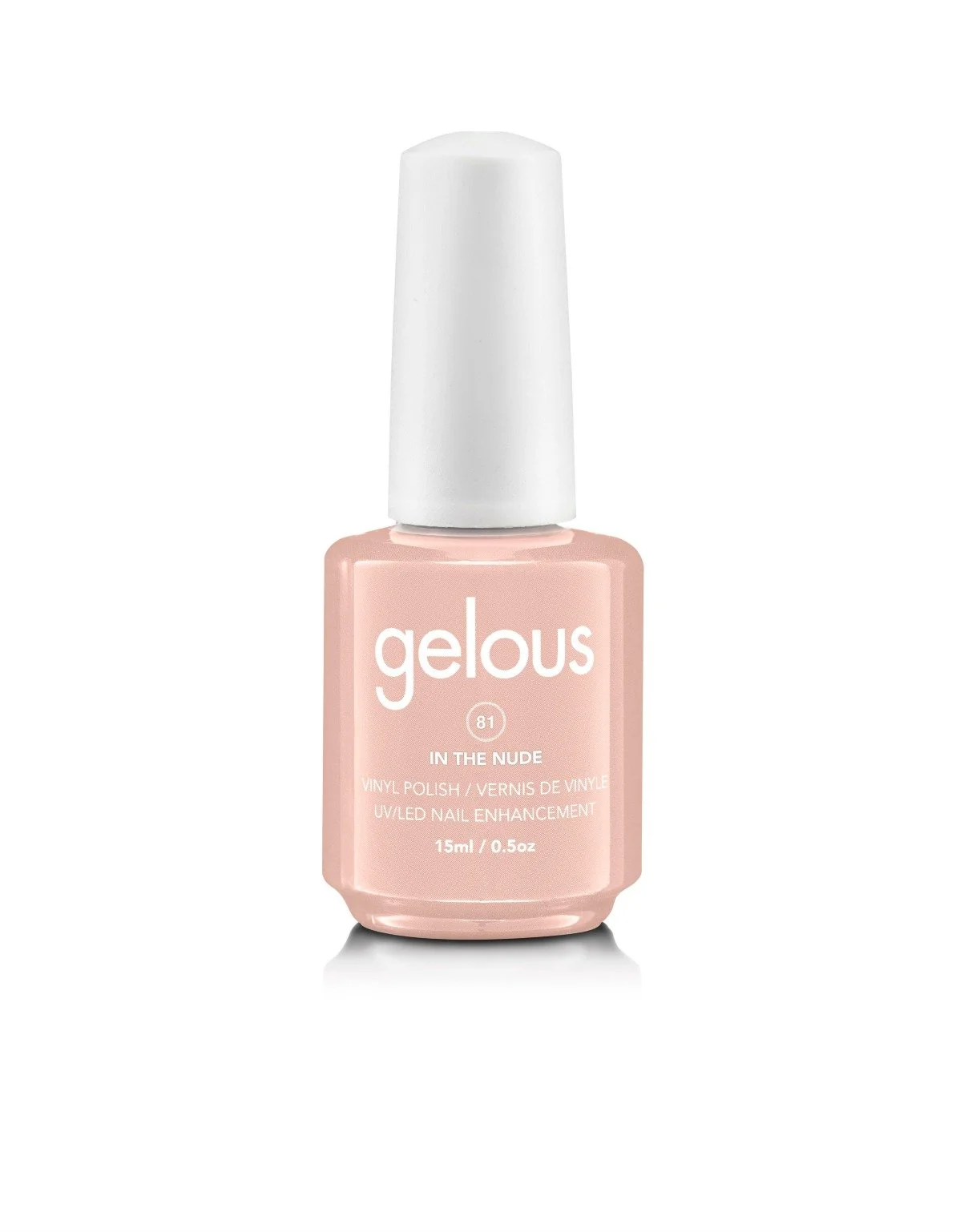 GELOUS VINYL POLISH #81 IN THE NUDE 15ML