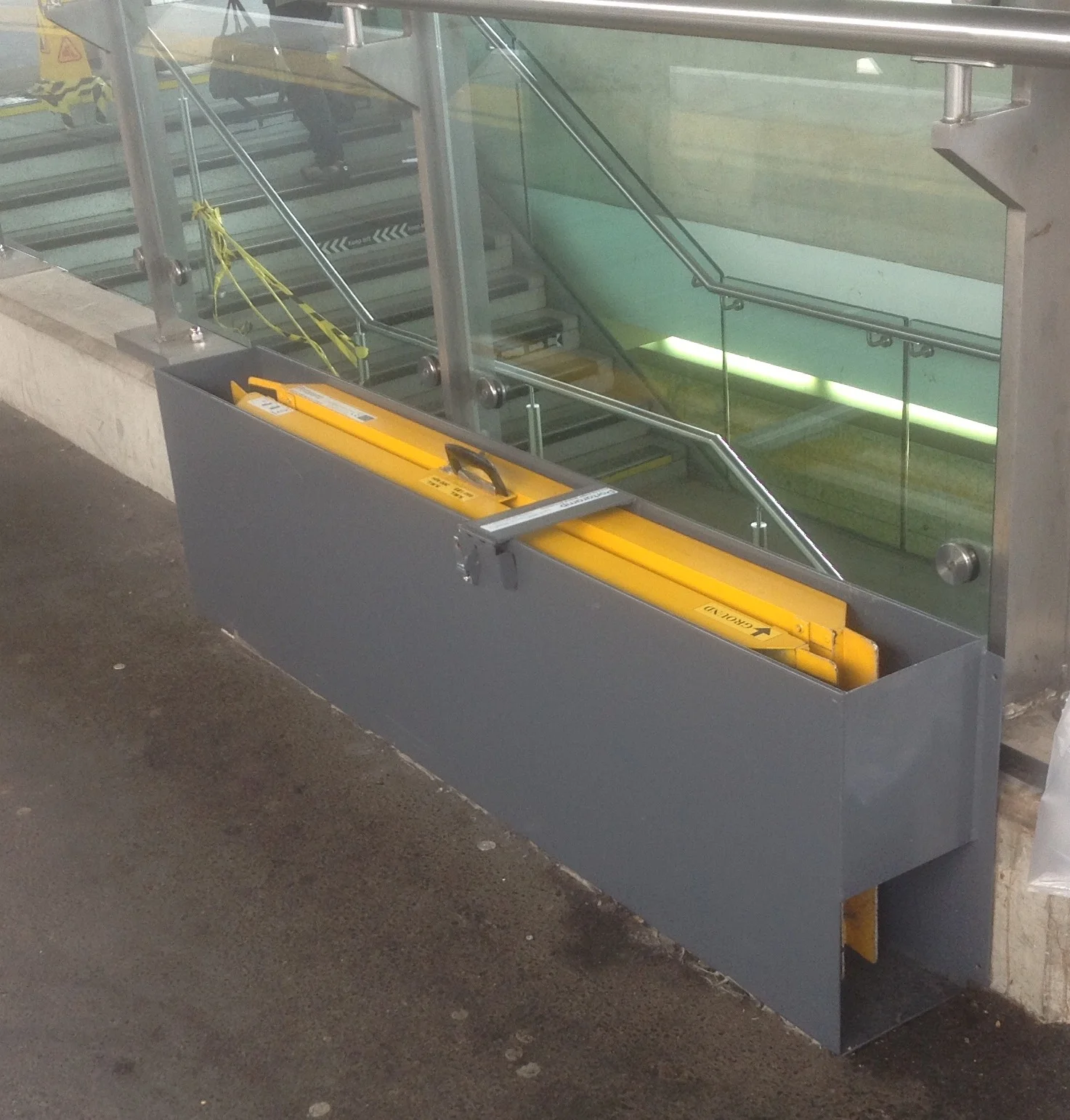 Rail Ramp Storage Device — Portaramp