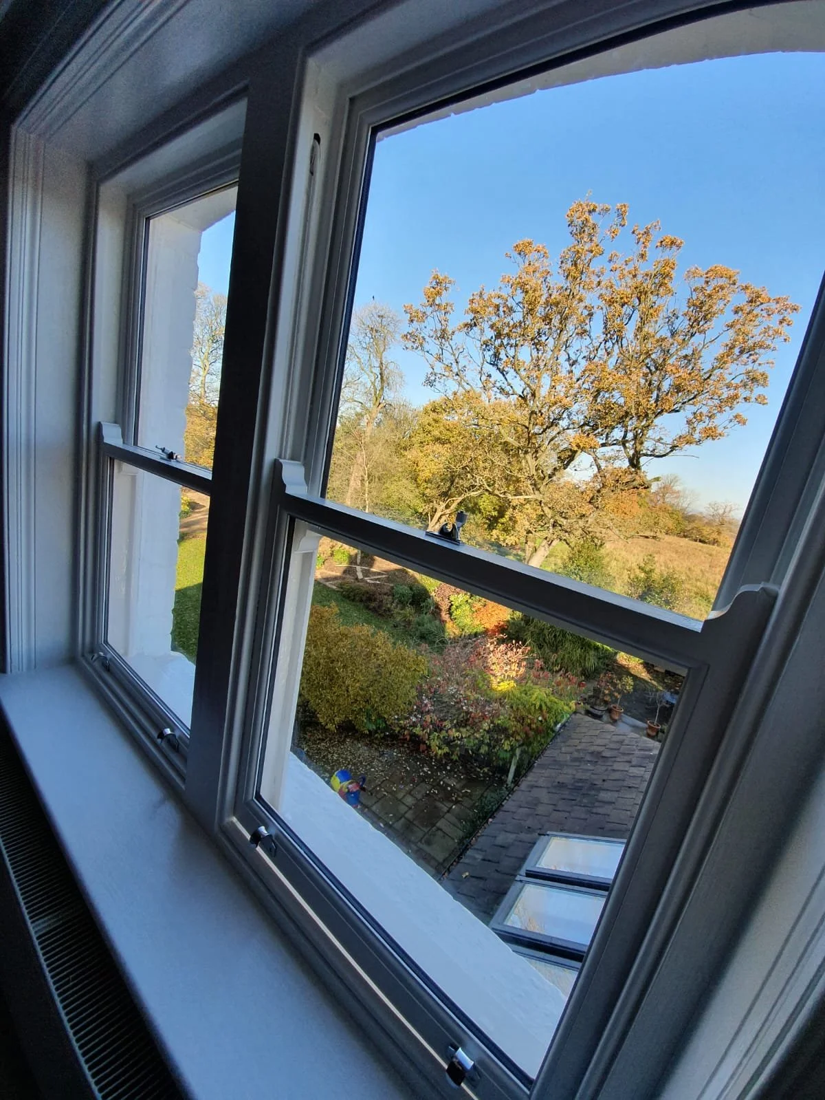Double glazed sash windows