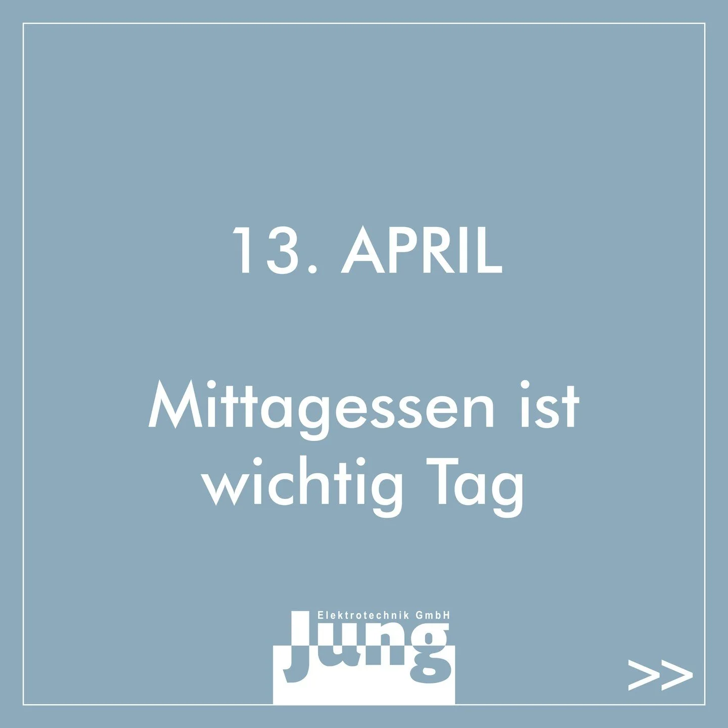 13. APRIL I Mittagessen ist wichtig Tag 🍽️ 

Auf der Baustelle l&auml;uft nichts ohne Energie &ndash; und die kommt nicht nur aus der Steckdose 😉

Gerade in unserem Job ist eine ordentliche Mittagspause wichtig: kurz durchatmen, Kraft tanken und ge
