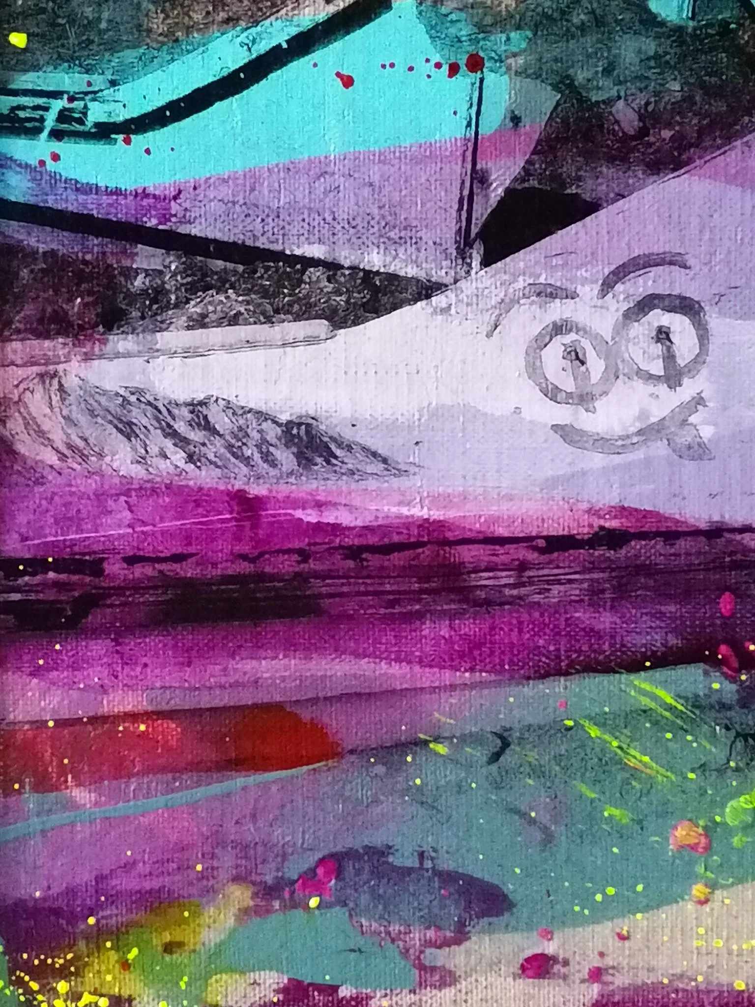 Lost property  detail 2 Lucy Elizabeth Jones 22 exhibition abstract framed painting .jpg