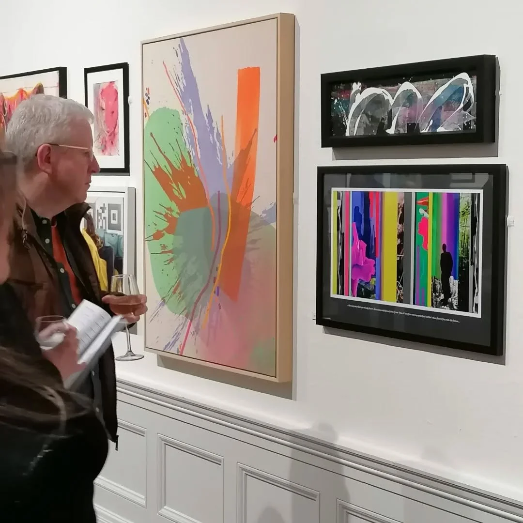 It was great seeing my work 'Trisect' (top one) hung on the vast walls of the @williamsonart_ one again. The opening night of this year's Williamson Open exhibition was very well attended as always. A huge show and expertly curated. And yes that is t