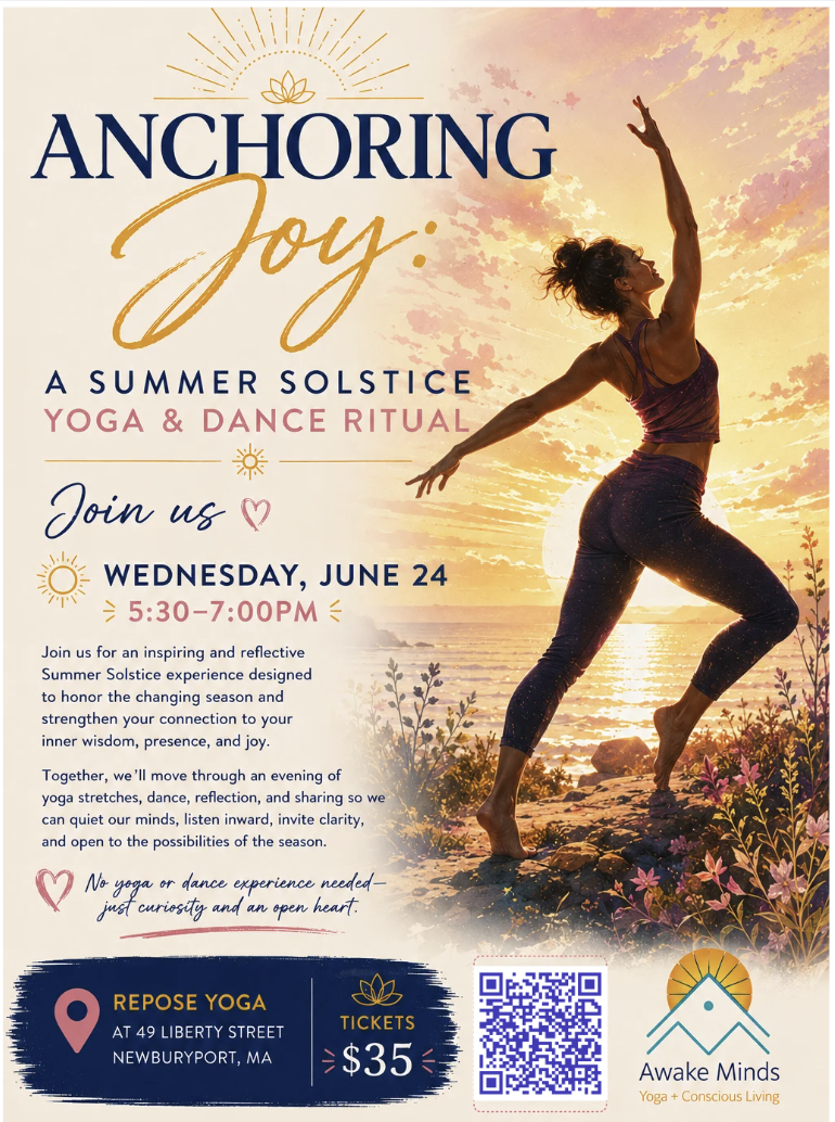 Anchoring Joy: A Summer Solstice Yoga &amp; Dance Ritual