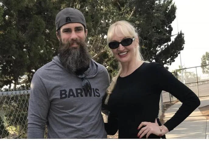 Bolshoi-trained ballet master Elena Segal and Anaheim Ducks forward Patrick Eaves.