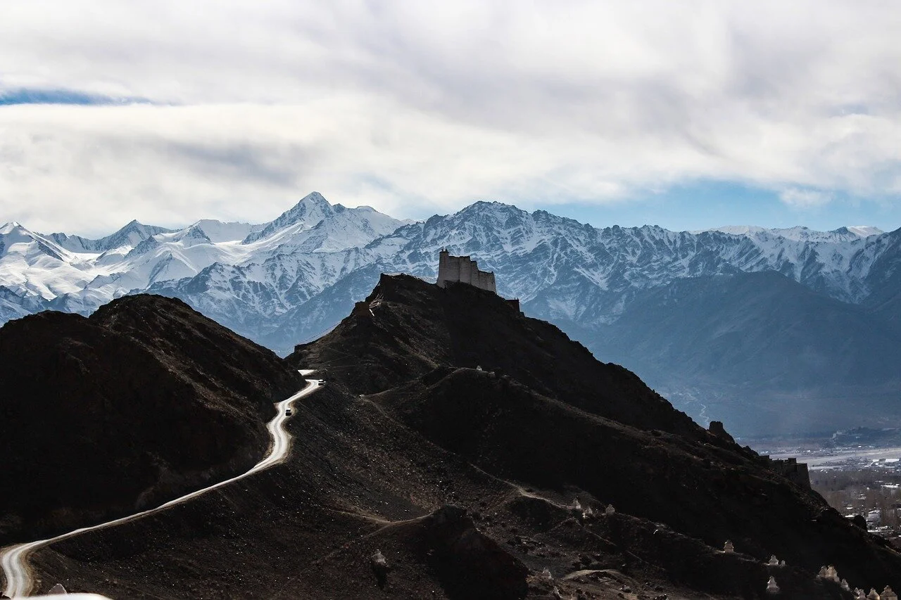 The stunning topography of India’s Ladakh region.