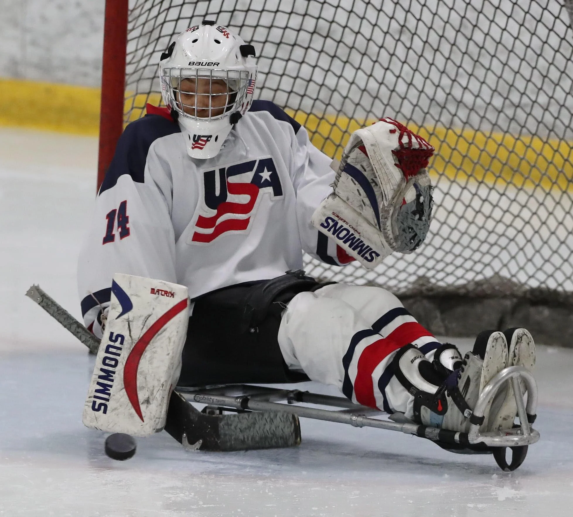 U.S. Sled Hockey World Cup Champion Retired Marine Corps Sergeant